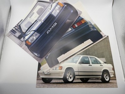 Pre Merger AMG W201 190E Wide Body Broschure Catalog Prospekt Photo Set