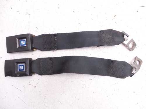 74-81 Camaro Firebird Original Seat Belts Receivers Retractors Belt Set Black GM - Picture 22 of 24