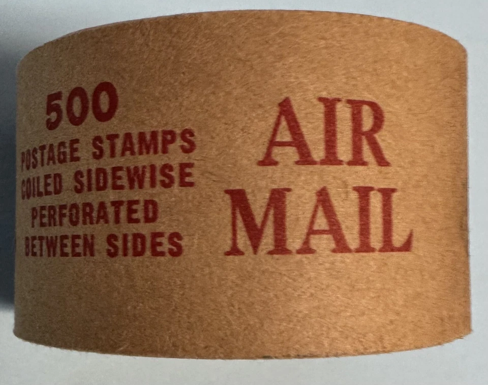 U.S., 1948, Scott #C37 Coil Roll of 500, 5c Perf. 10 Horiz., Cat. Val. :$700.00+ - Image 2 of 3