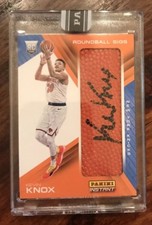 2018-19 Kevin Knox Panini Instant NBA Roundball Sigs auto 2 /5 RC Rookie