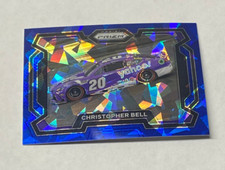 2024 Panini Prizm Nascar CHRISTOPHER BELL #97 Blue Cracked Prizm Car JOE GIBBS