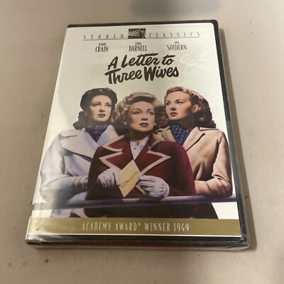 A LETTER TO THREE WIVES DVD - JEANNE CRAIN LINDA DARNELL - NEW SEALED