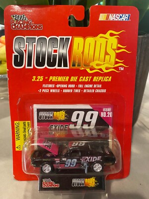 Racing Champions 1/64 Lager Stangen #20, Jeff Burton #99 Exide '68 Shelby