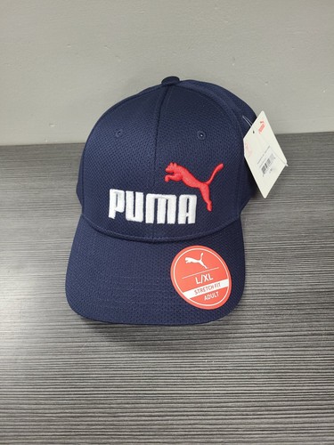 PUMA Hat Baseball Cap Blue Red White 