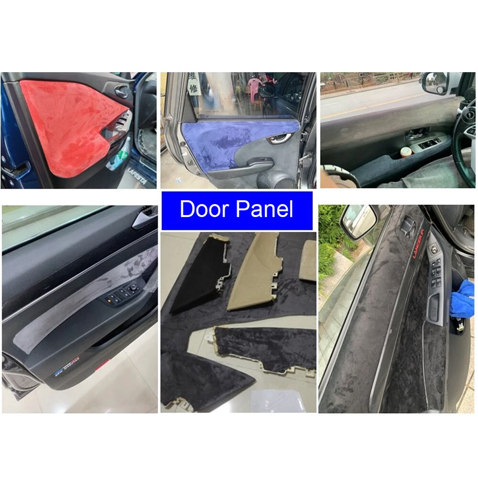 Suede Headliner Fabric Wine Foam Back Replace For Oldsmobile Scion Saab 60"x84" - Image 4 of 4