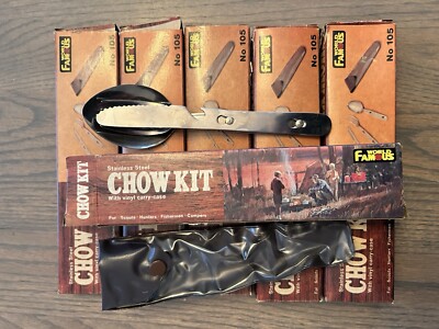 World Famous Brand Stainless Steel cutlery  Chow Kit No 105 LOT OF 6 New In Box
