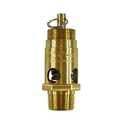 #ad Kingston 1” NPT Brass Soft Seat Pressure Relief Valve 75 PSI 687 SCFM $94.95