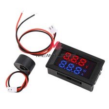 High Precision Dual Digital AC Voltage Current Power Meter AC 90 380V 0 10A/30A