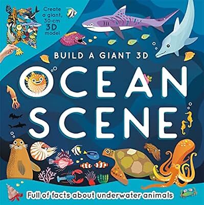 Build a Giant 3D: Ocean Scene (Sea Life Book and Model Set for Kids), Igloo Book