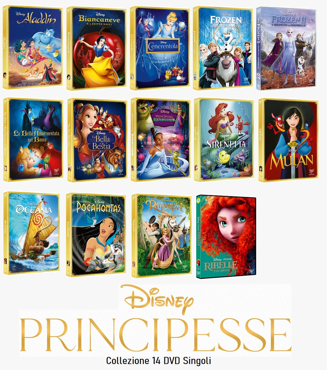 Principesse Disney - La Raccolta Dvd Singoli (14 Dvd)