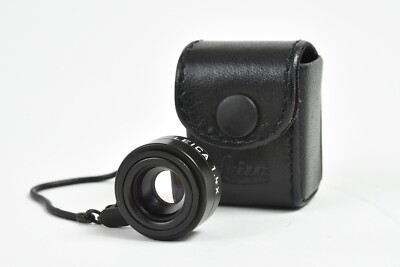 LEICA VIEWFINDER 1.4X (MC) M MAGNIFIER VIEWER w/ CASE 12006 [Very 