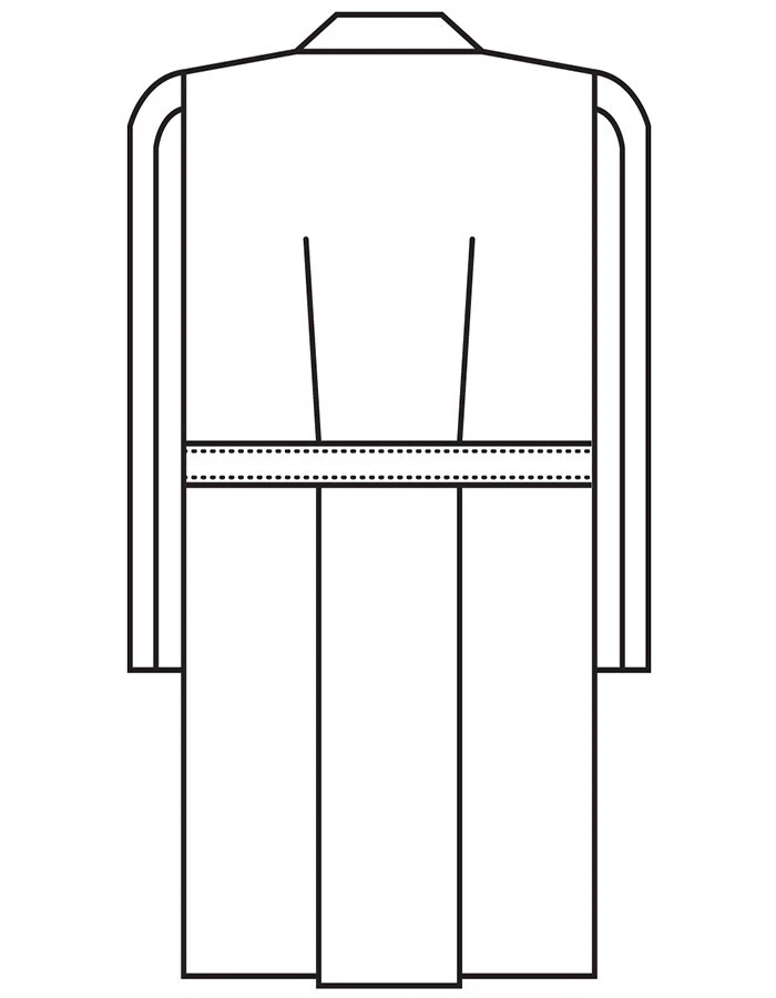META SIZE 6 Ladies 37" iPad Pocket Lab Coat 1964, XS - Image 3 of 4