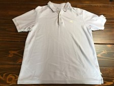 Tommy Bahama Polo Shirt Men's Size L Light Purple Short Sleeve Logo Embroidered