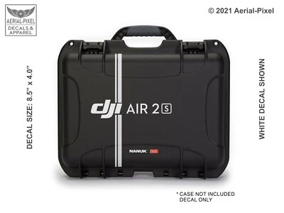 DJI Air 2S Drone Case Decal for Nanuk Pelican GoProfessional GPC & More Mavic