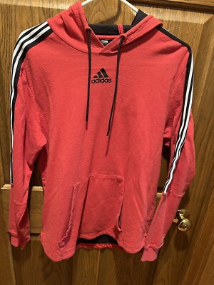 Men's Adidas Size L Red Hoodie
