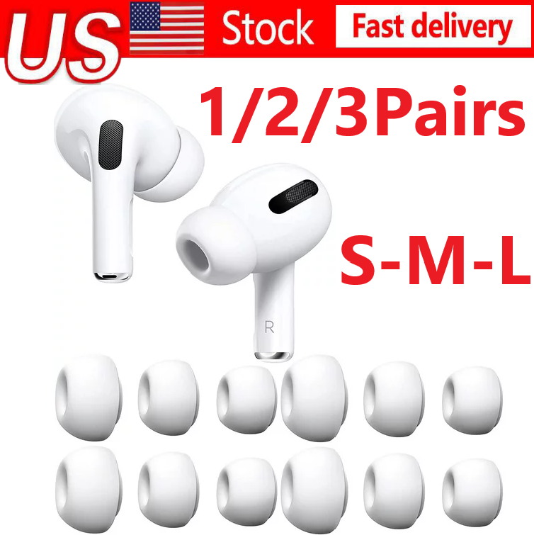 For Apple Airpods Pro NEW Ear Tips Replacement Accessories Ear Tip Cover  (S/M/L) - Main Image