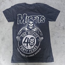 Misfits 40th Anniversary Rock Band tee shirt t-shirt preowned sz S