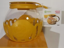 Epoca Micro Pop Microwave Popcorn Popper Large 3QT - BRAND NEW YELLOW
