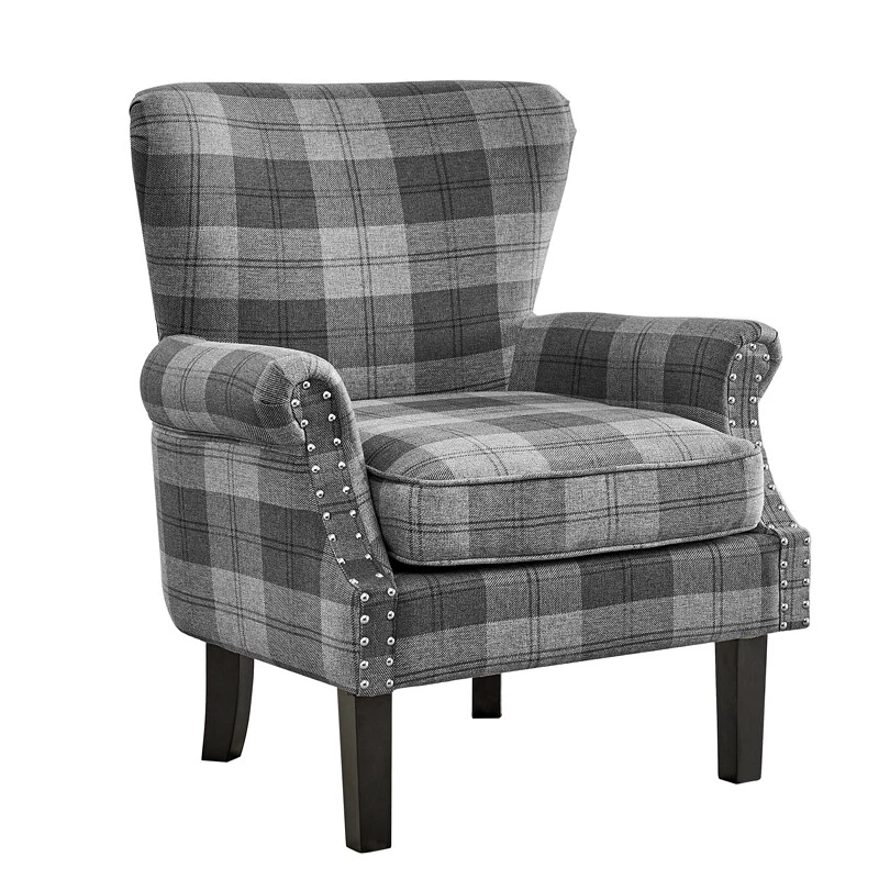 Studded sale accent chair