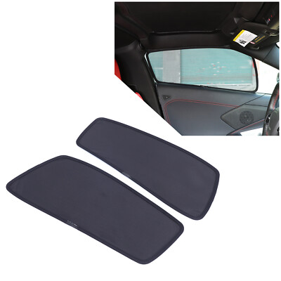 Car Front Window Screen Sun Shade Mesh Cover Für Corvette C8 2020-25