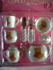 Tea Time Mini Porcelain Tea Set by Hunson (Bear print)