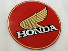 12in Honda Motorcycle Dealer Vintage Style Heavy Metal  Steel Sign