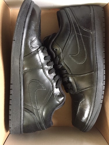 Jordan 1 Low Triple Black Size 12 