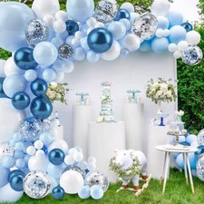 Balloon Arch Kit + Garland Balon Baby Shower Blue Boy Theme Birthday Party Decor