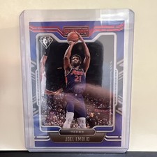 2021-22 PANINI PLAYBOOK BLUE #/149 JOEL EMBIID PHILADELPHIA 76ERS BASKETBALL