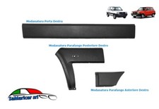 MODANATURA KIT LATERALE DESTRO 3 PEZZI ADATTATO FIAT PANDA - PANDA 4X4 1986->