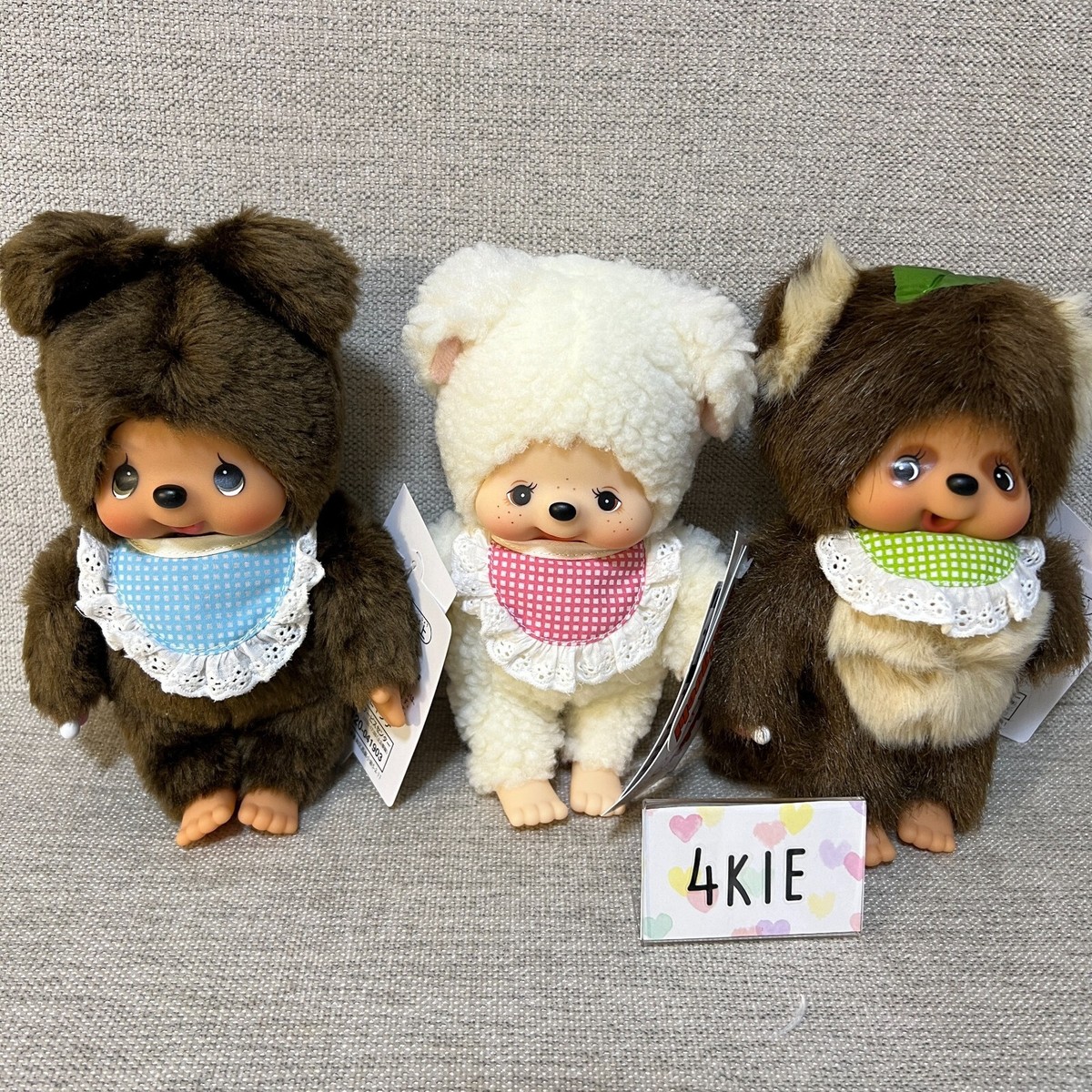 Monchhichi 3体セット Monchichi Friends Assortment 3 set Kuma Chamu Tamutamu | eBay