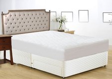 Premium Quilted Cotton Waterproof / Fitted Mattress Protector Cover