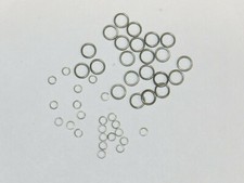 100 - STAINLESS STEEL SPLIT RINGS Fishing Tackle YOU PICK SIZE
