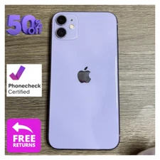Apple iPhone 11 64GB Battery Good CDMA Unlocked iOS 4G GSM TMobile Smartphone