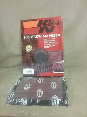 New K&N Filters High Flow Washable/Reusable Drop-in Air Filter 33-2097