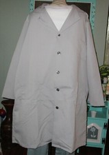 Best Medical L/S Men Lab Coat Button 3 Pocket 42" Length Gray Size 2X 3X