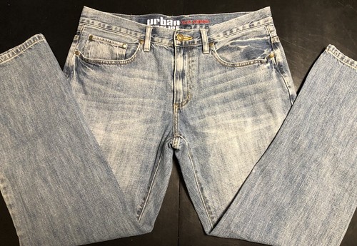 Slim Straight Fit Blue Jeans 33x30 | eBay