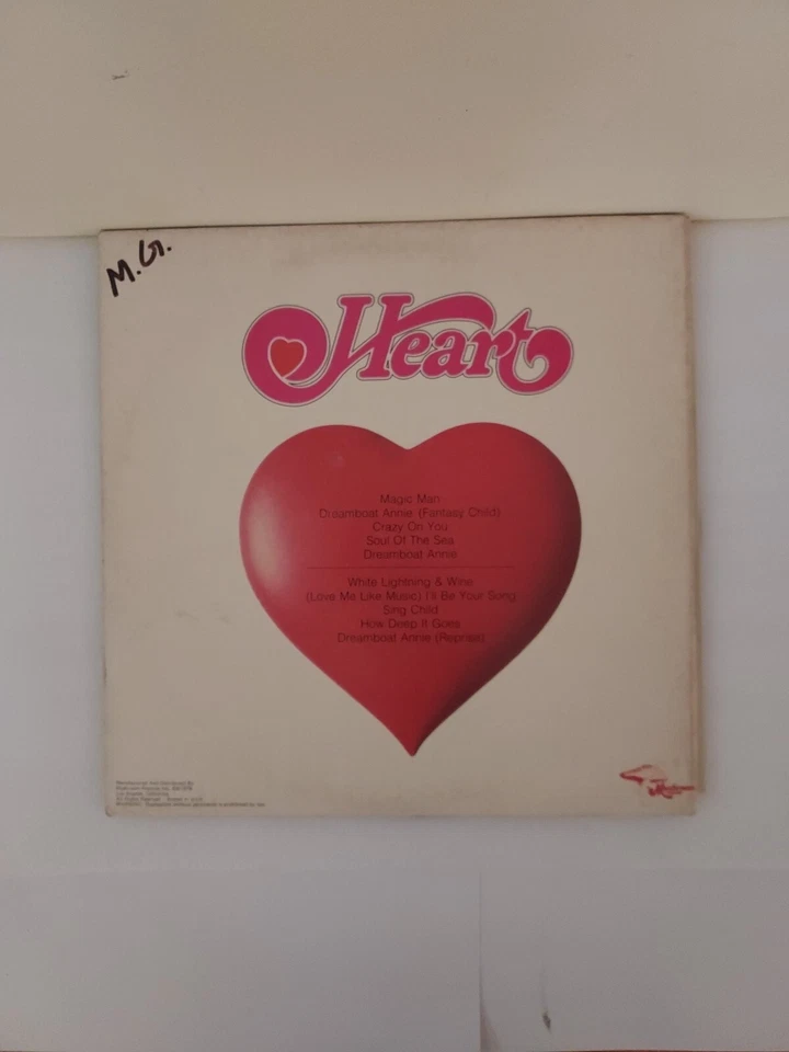 Виниловая пластинка LP Heart Dreamboat Annie очень хорошее состояние - Изображение 2 из 4