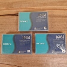 Lot of 3 - Sony 160M Computer Grade 7.0GB Data Cartridge Tapes QGD160M NEW