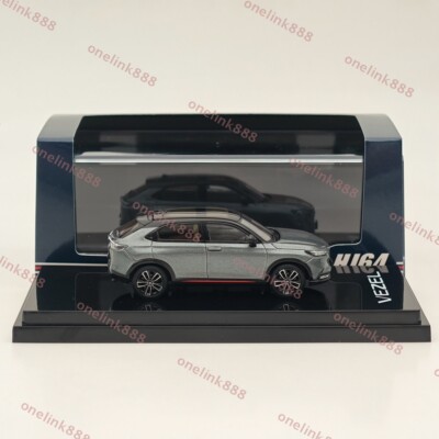 Hobby Japan 1/64 VEZEL e: HEV PLaY Meteoroid Gray Metallic Diecast HJ642071GM