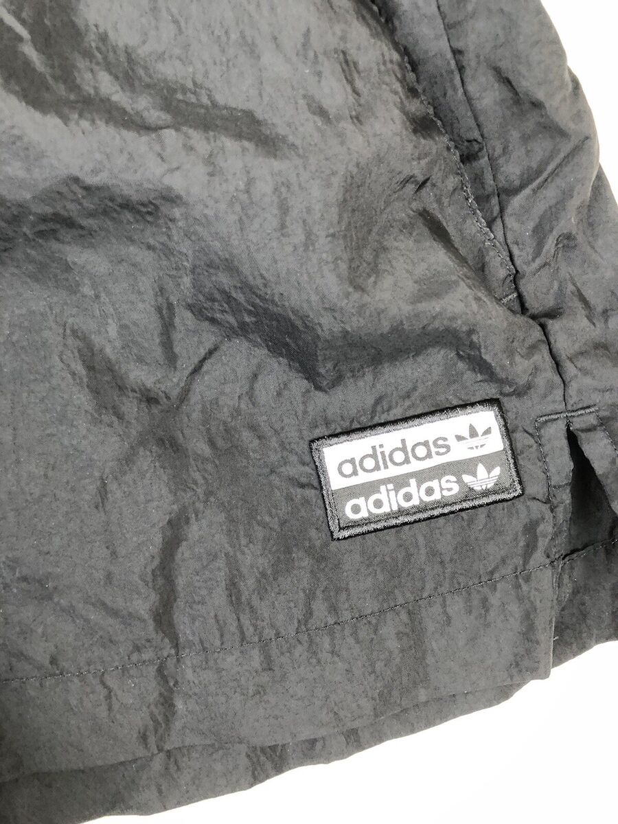 Adidas Originals Women's Black 3-Stripe Track Shorts sz Adidas Originals Women's Black 3-Stripe Track Shorts sz