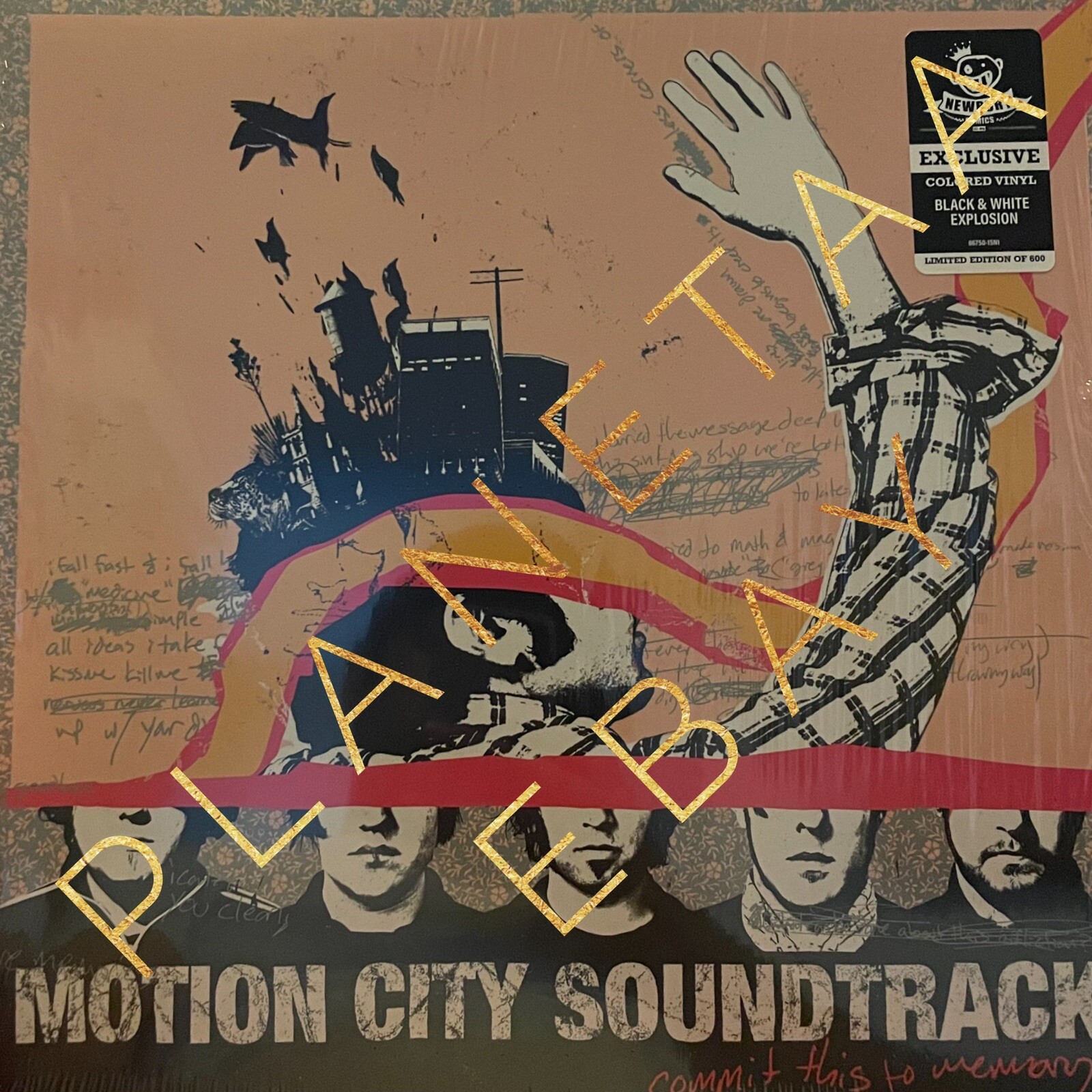 Motion City Soundtrack Commit This To Memory White Black Explosion