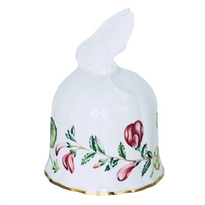 Royal Worcester England ARCADIA Multicolored Multifloral Porcelain Bell NEW