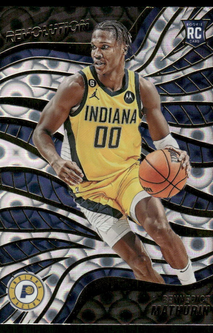 J153 BENEDICT MATHURIN RC 2022-23 PANINI REVOLUTION GROOVE #126 INDIANA PACERS