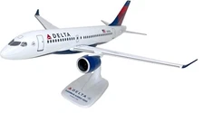 Flight Miniatures Delta Airlines Airbus A220-100 Desk Top Model 1/100 Airplane