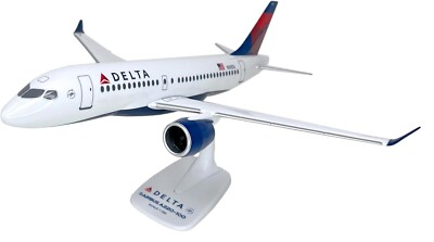 #ad Flight Miniatures Delta Airlines A220 100 N101DU Desk Top Model 1 100 Airplane $91.15
