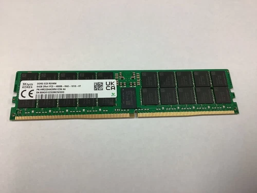HMCG94AEBRA123N HYNIX 64G (1X64GB) 2RX4 PC5-4800B SERVER MEMORY