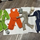 4 Vint GI Joe 1970s High Voltage Danger Removal Outfit ACCESSORY ADVENTURE TEAM