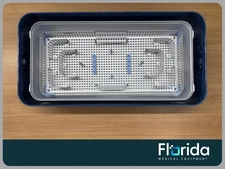 ONE TRAY SEALED STERILIZATION CONTAINER 24'' X 12'' X 6'' IN GOOD CONDITION