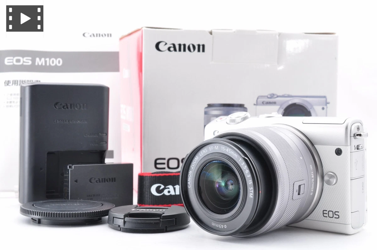 Canon Eos M100 Digital Cameras with Built - in Flash for Sale